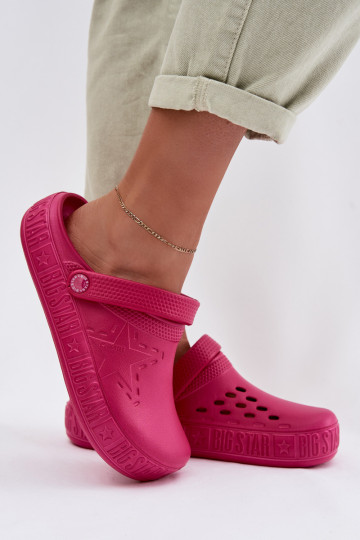 Zapatillas Zuecos Femenino Zapatillas ligeras Big Star TT274A082 color rosa