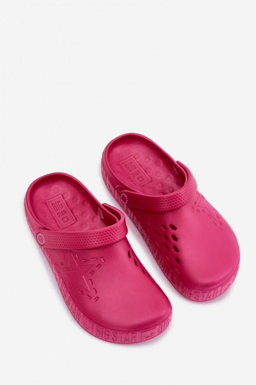 Zapatillas Zuecos Femenino Zapatillas ligeras Big Star TT274A082 color rosa