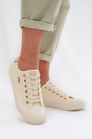 Zapatillas casuales Big Star TT274004 color marfil 2