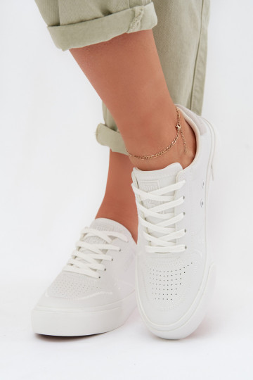 Zapatillas modelo zapatos. Femenino Big Star TT274008 el color blanco