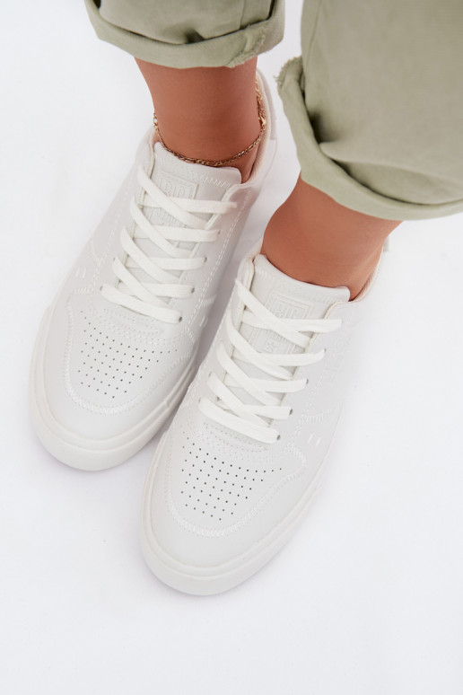 Zapatillas modelo zapatos. Femenino Big Star TT274008 el color blanco