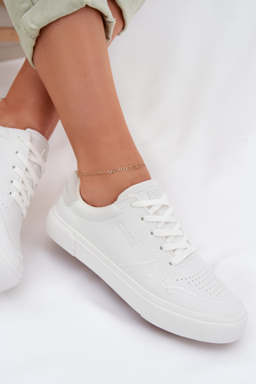 Zapatillas modelo zapatos. Femenino Big Star TT274008 el color blanco