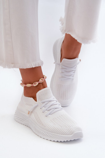 Un modelo convincente zapatillas Femenino el color blanco Jagelia