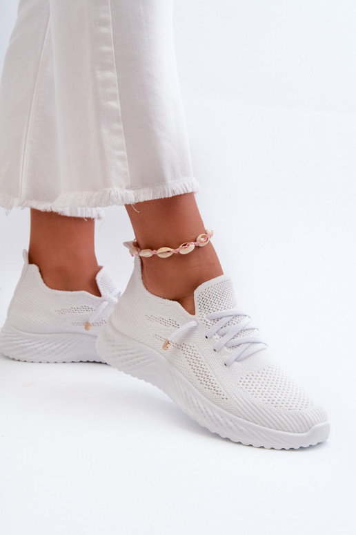 Un modelo convincente zapatillas Femenino el color blanco Jagelia