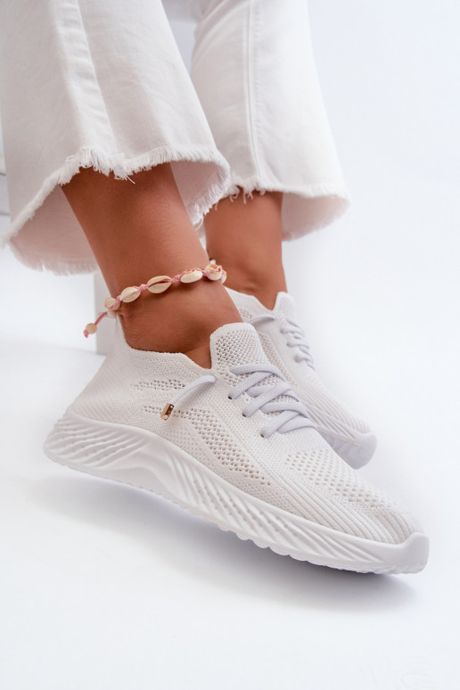 Un modelo convincente zapatillas Femenino el color blanco Jagelia