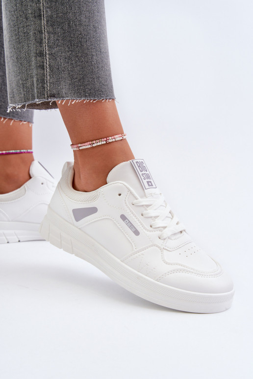 Femenino Zapatillas modelo zapatos. Memory Foam System Big Star NN274A483 el color blanco