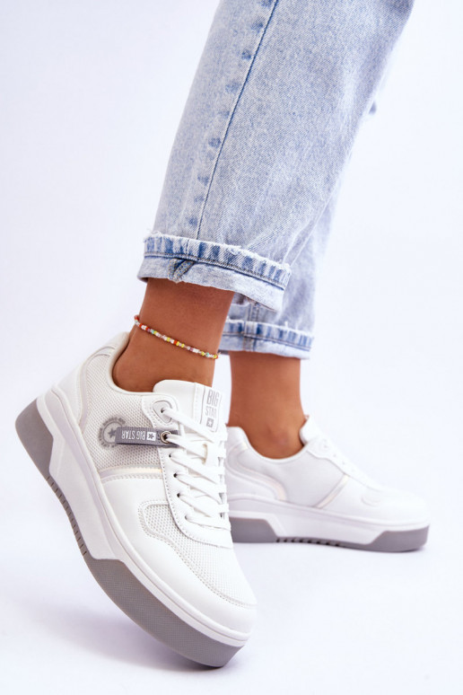 Zapatillas clásicas Memory Foam System Big Star LL274A024 el color blanco