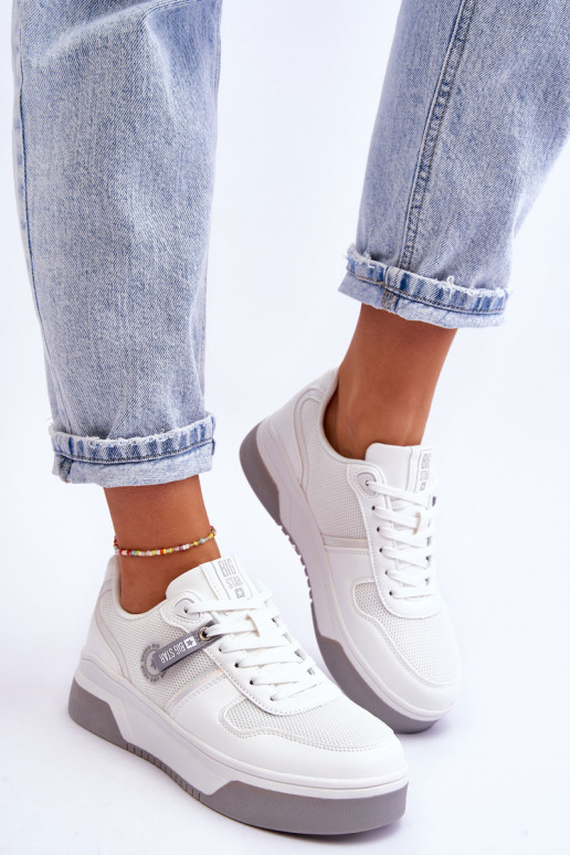 Zapatillas clásicas Memory Foam System Big Star LL274A024 el color blanco