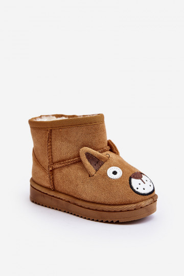 Botas de invierno para niños Vavena de color marrón