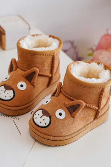 Botas de invierno cálidas para niños. color marrón Vavena 2