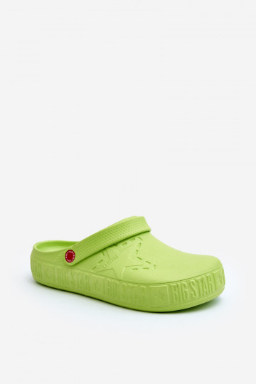 para los hombres Zapatillas ligeras Zuecos Big Star II175005 color verde