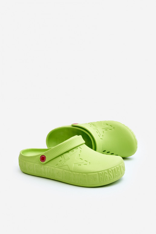 para los hombres Zapatillas ligeras Zuecos Big Star II175005 color verde