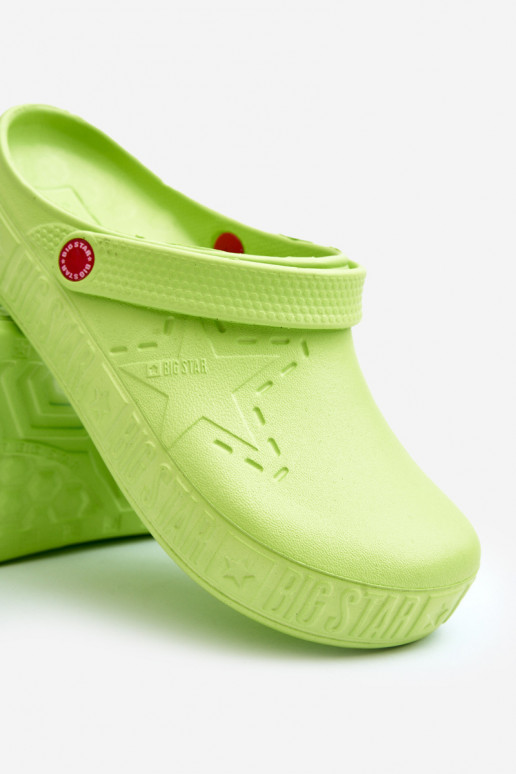 para los hombres Zapatillas ligeras Zuecos Big Star II175005 color verde