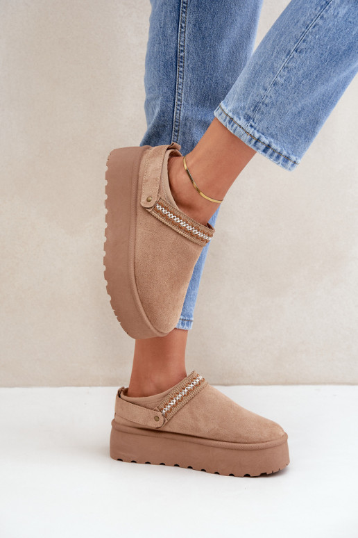 Botas de nieve Con decoraciones Haftem beige Selithria