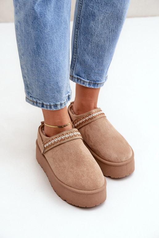 Botas de nieve Con decoraciones Haftem beige Selithria