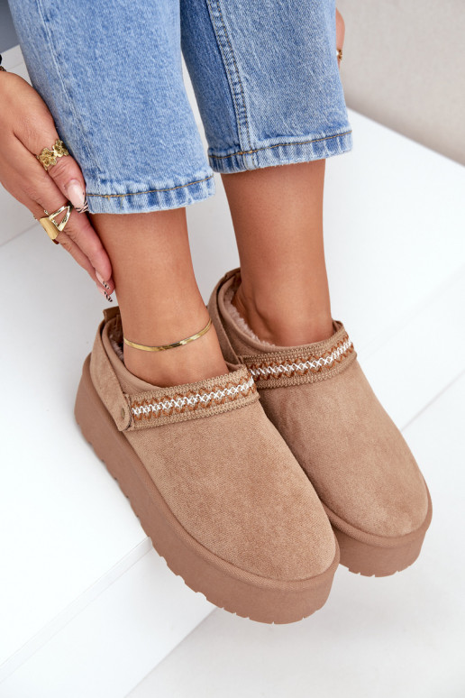 Botas de nieve Con decoraciones Haftem beige Selithria