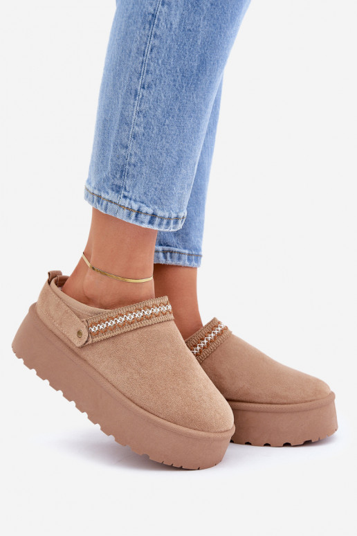 Botas de nieve Con decoraciones Haftem beige Selithria