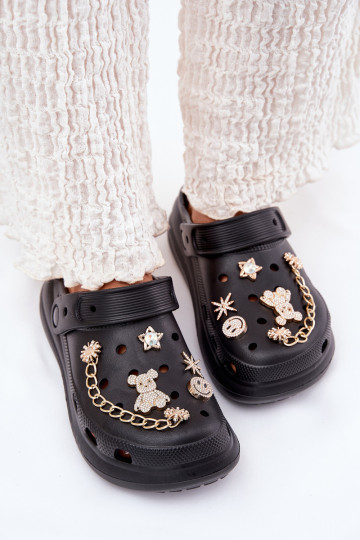 Zapatillas ligeras zapatillas de mujerPrzypinkami de color negro Linaviela 2