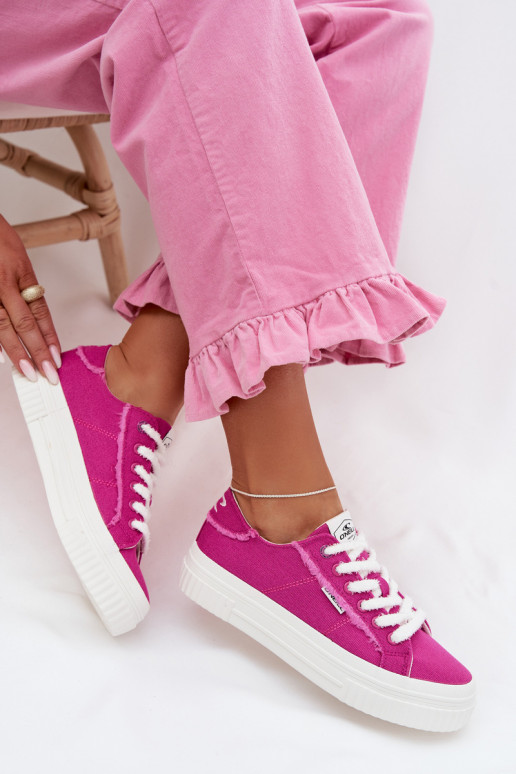 Zapatos de ocio con una plataforma O`NEILL SPINNA C ENOMEN LOEN 90261009.06R color rosa