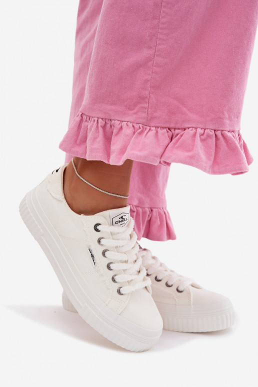 Zapatos de ocio con una plataforma O`NEILL SPINNA C ENOMEN LOEN 90261009.02A el color blanco