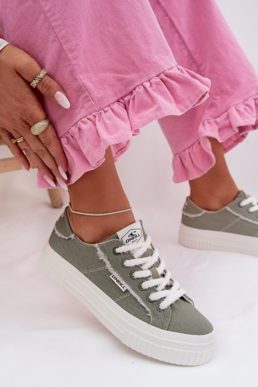 Zapatos de ocio con una plataforma O`NEILL SPINNA C ENOMEN LOEN 90261009.05Z color verde