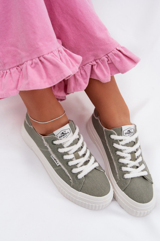 Zapatos de ocio con una plataforma O`NEILL SPINNA C ENOMEN LOEN 90261009.05Z color verde