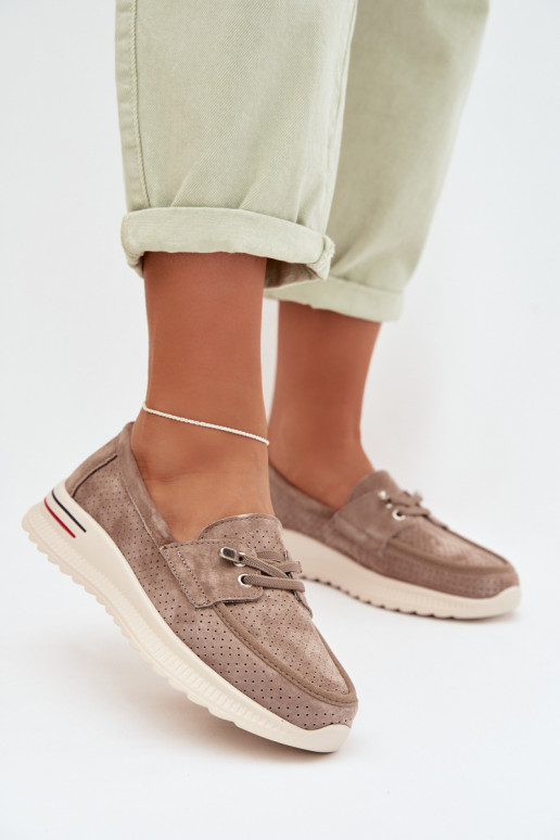 zapatosActivadoturalnego de gamuzau beige Selorette