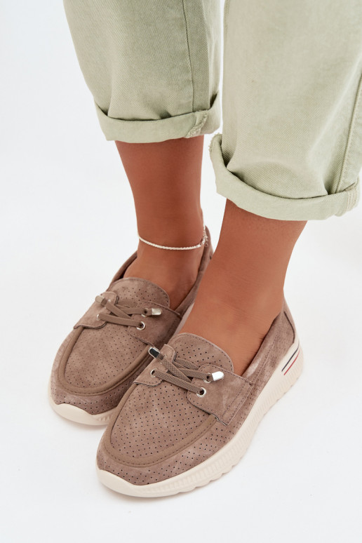 zapatosActivadoturalnego de gamuzau beige Selorette