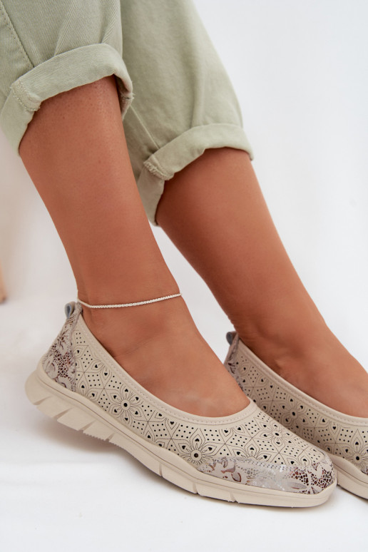 Piel Bailarinas caladas S.Barski GR61-5973 beige