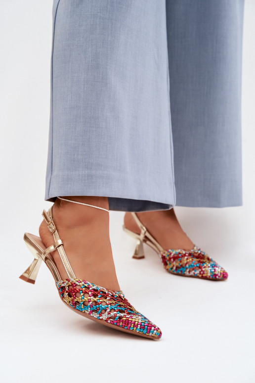 sandalias estampadas Femenino con tacones Colores diferentes Selinae