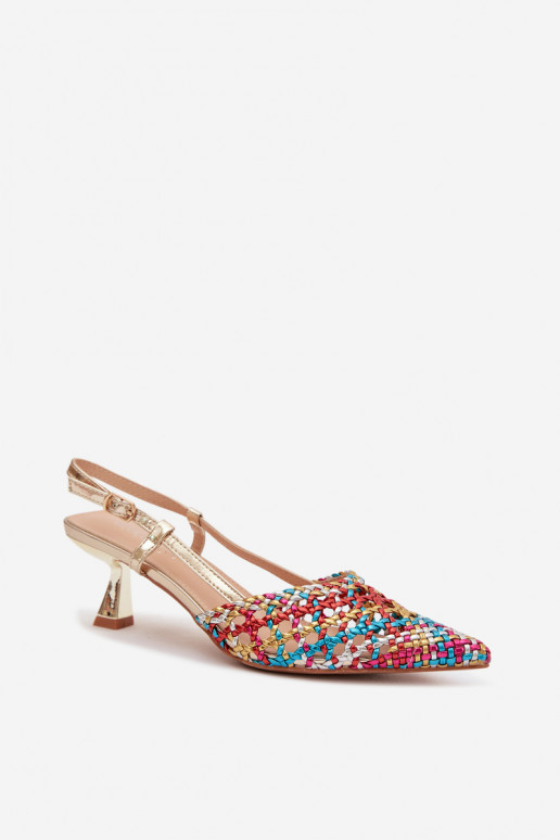 sandalias estampadas Femenino con tacones Colores diferentes Selinae