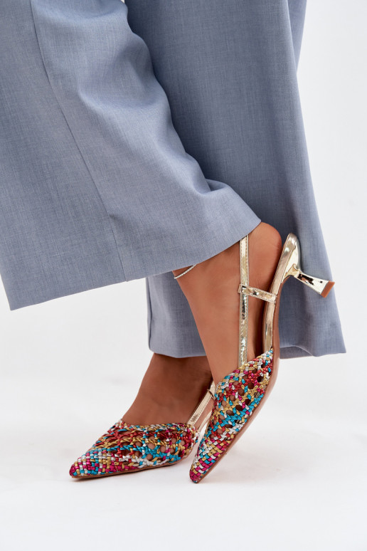 sandalias estampadas Femenino con tacones Colores diferentes Selinae