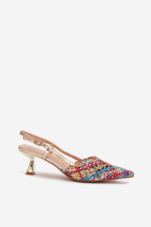 sandalias estampadas Femenino con tacones Colores diferentes Selinae