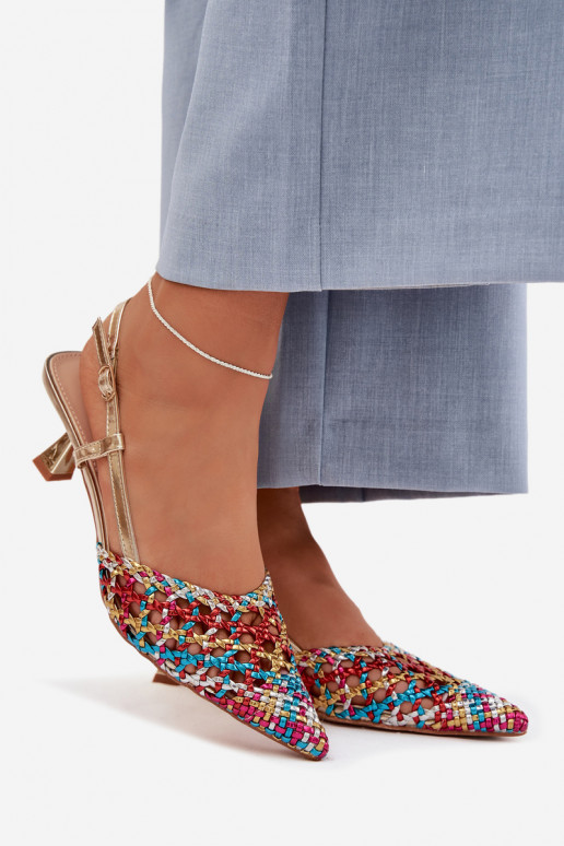 sandalias estampadas Femenino con tacones Colores diferentes Selinae