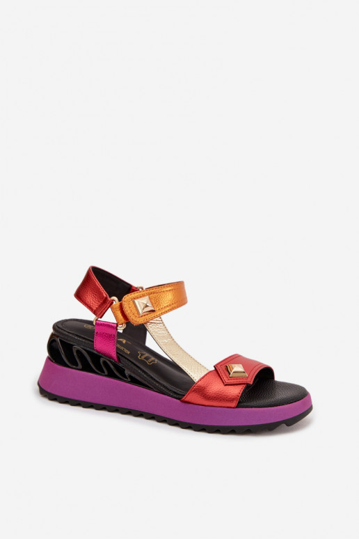 Sandalias de mujer Femenino con una plataforma D&A CR61-3078 Colores diferentes