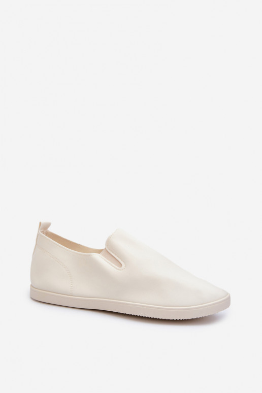 Femenino Zapatillas zapatos casuales Slip-On beige Lovinia
