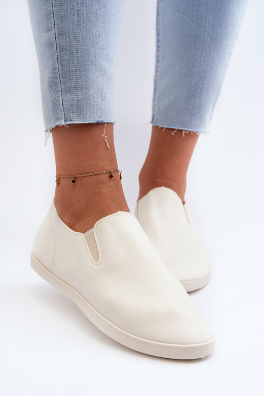 Femenino Zapatillas zapatos casuales Slip-On beige Lovinia