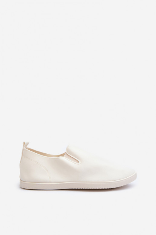 Femenino Zapatillas zapatos casuales Slip-On beige Lovinia