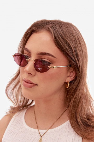 Gafas de sol Femenino Rosa oscuro 2