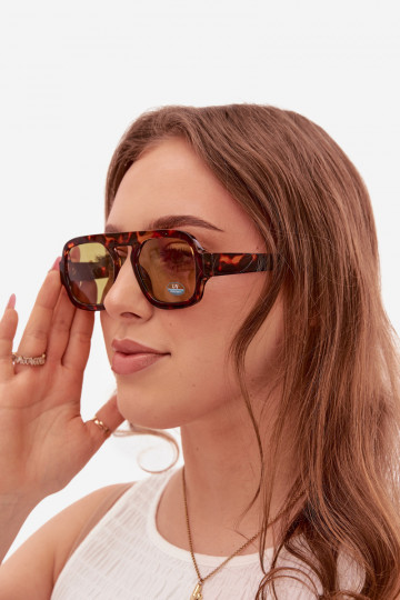 Femenino Gafas de solFiltrem UV marrón-color verde 2