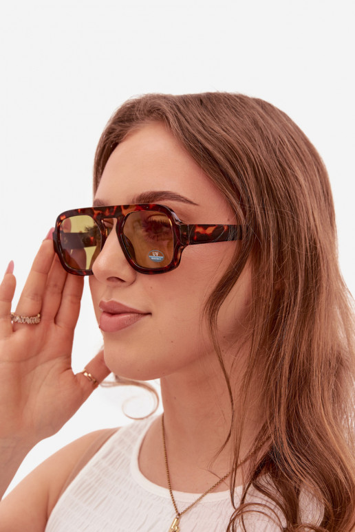 Femenino Gafas de solFiltrem UV marrón-color verde