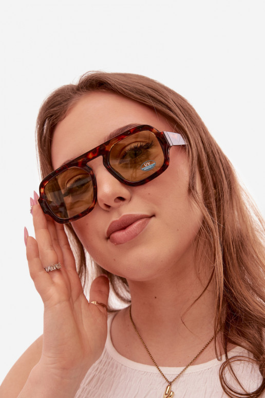 Femenino Gafas de solFiltrem UV marrón-color verde