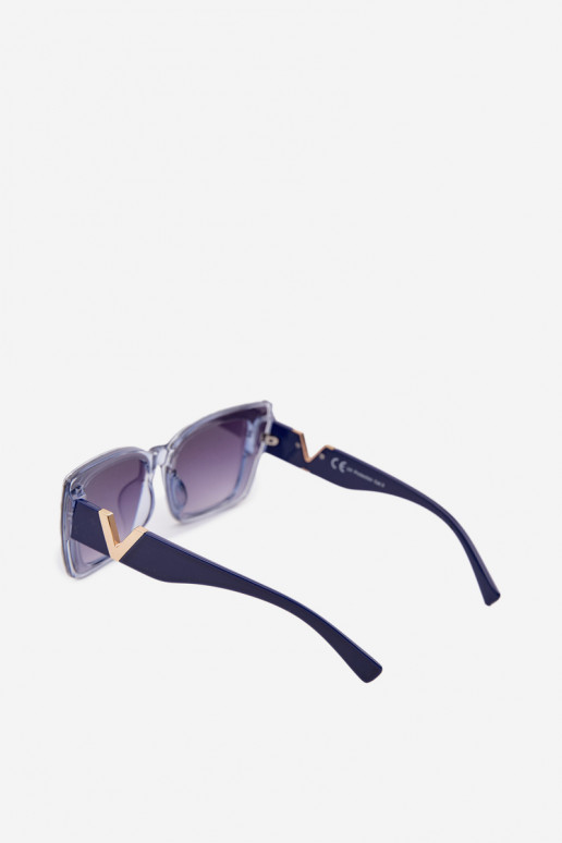 Gafas de sol Femenino Ojo de gato azul oscuro