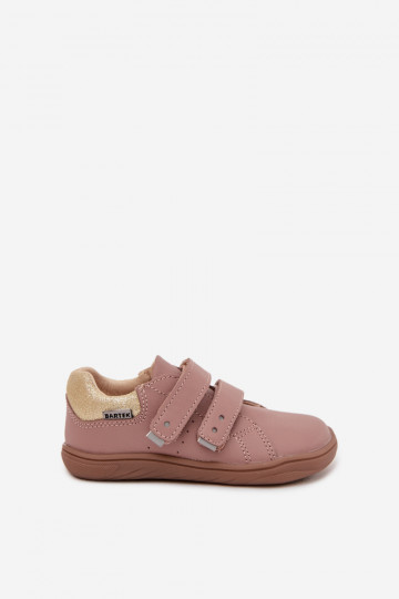 Botas infantiles de cuero Barefoot Bartek 8600355 color rosa 2