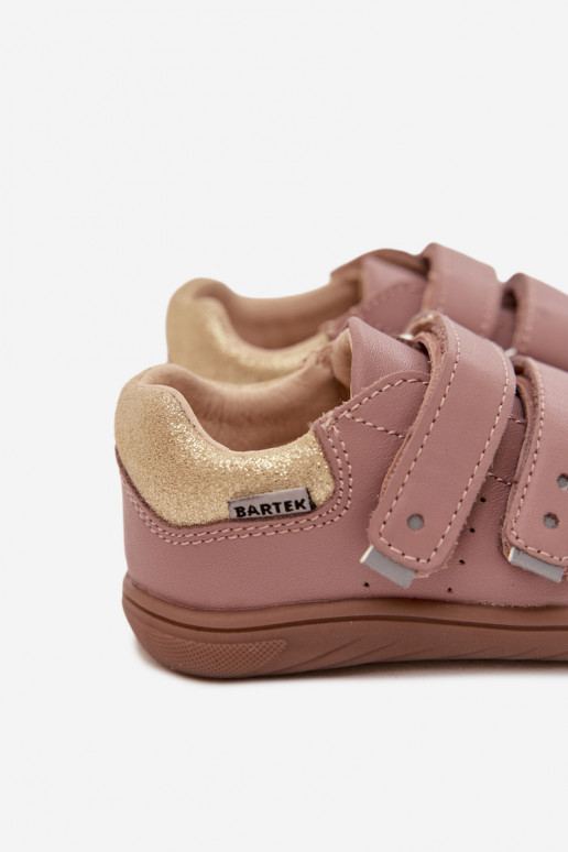 zapatos Barefoot Piel Infantil Bartek 8600355 color rosa