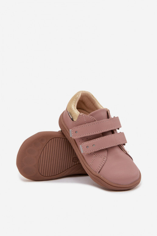 zapatos Barefoot Piel Infantil Bartek 8600355 color rosa