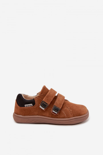 Botas infantiles de cuero Barefoot Bartek 8600363 color marrón 2