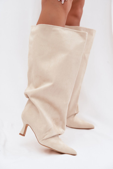 botasSzeroką CholeAką I Tiene querszczeniem con tacones beige Harela 2