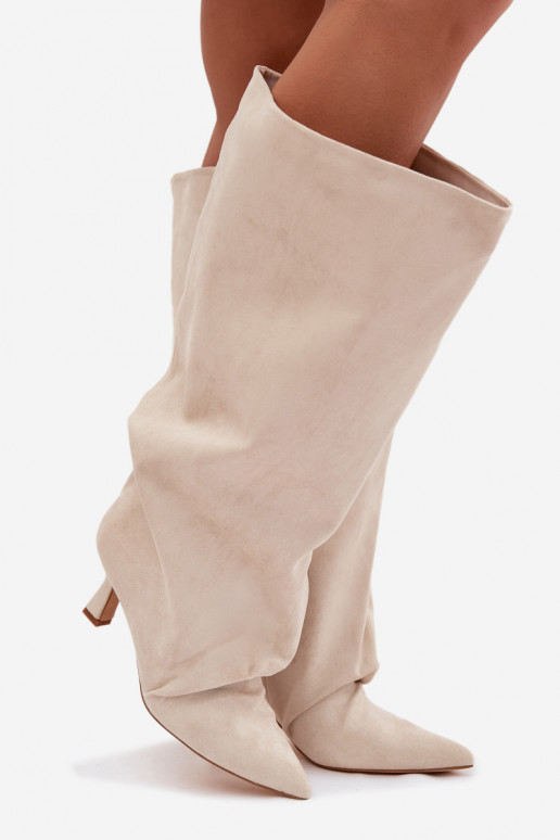 botasSzeroką CholeAką I Tiene querszczeniem con tacones beige Harela