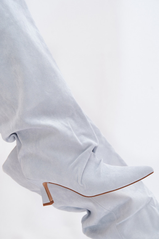 botasSzeroką CholeAką I Tiene querszczeniem con tacones azul claro Harela